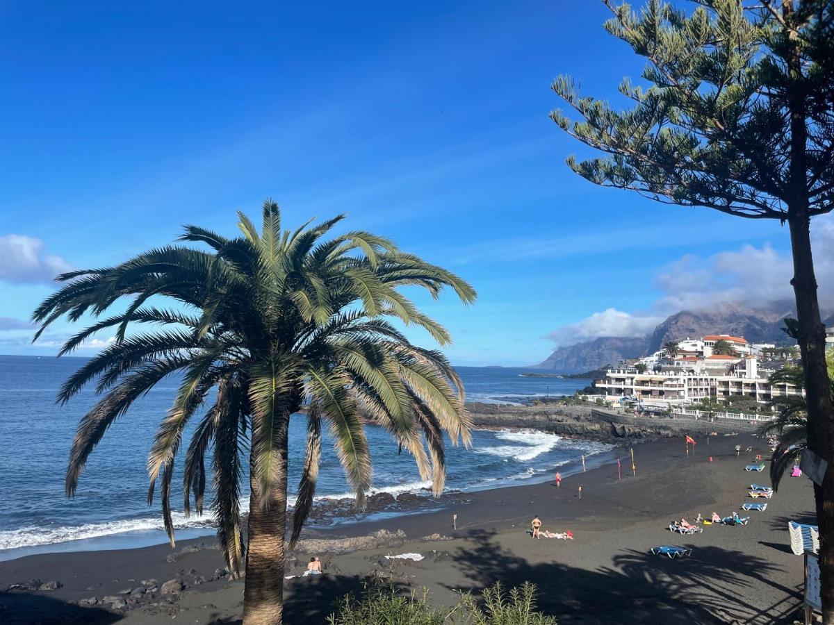1St Line Sea View - Plaza Apartment Puerto de Santiago  Exterior foto